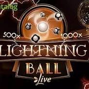 Lightning Ball slot visual from Evolution available on skycrown-official.com