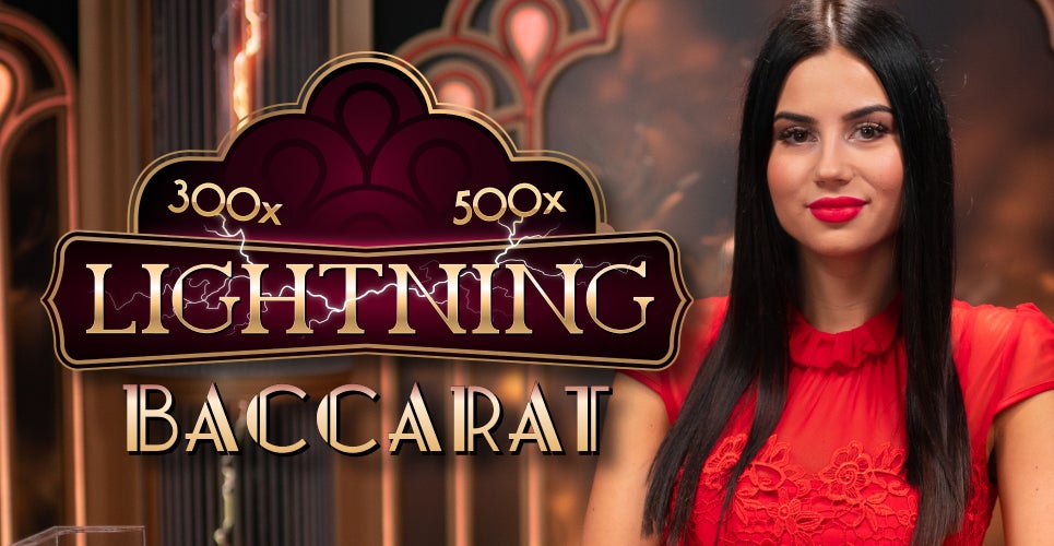 Enjoy Lightning Baccarat by Evolution – logo hosted on skycrown-official.com